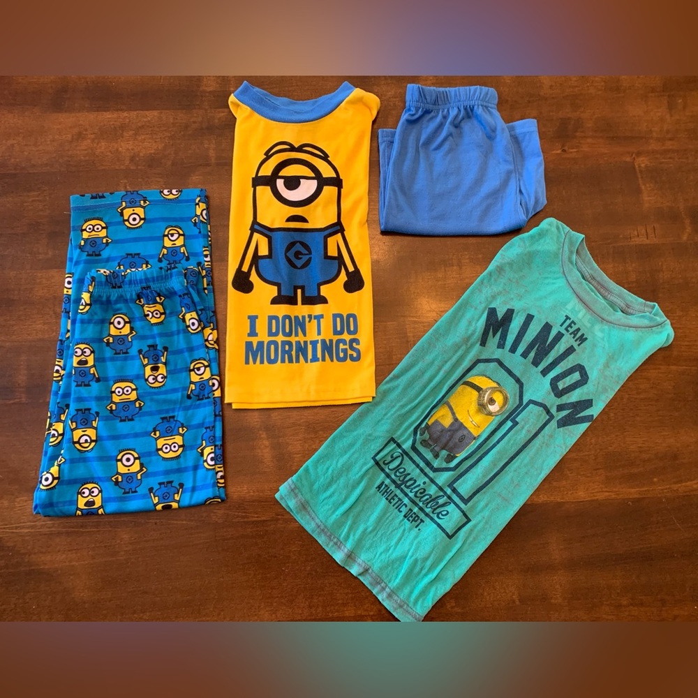 Minion pajama and t-shirt bundle.